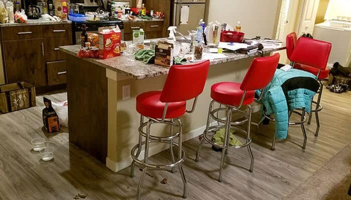 before cheap as chips end of lease cleaning in kitchen